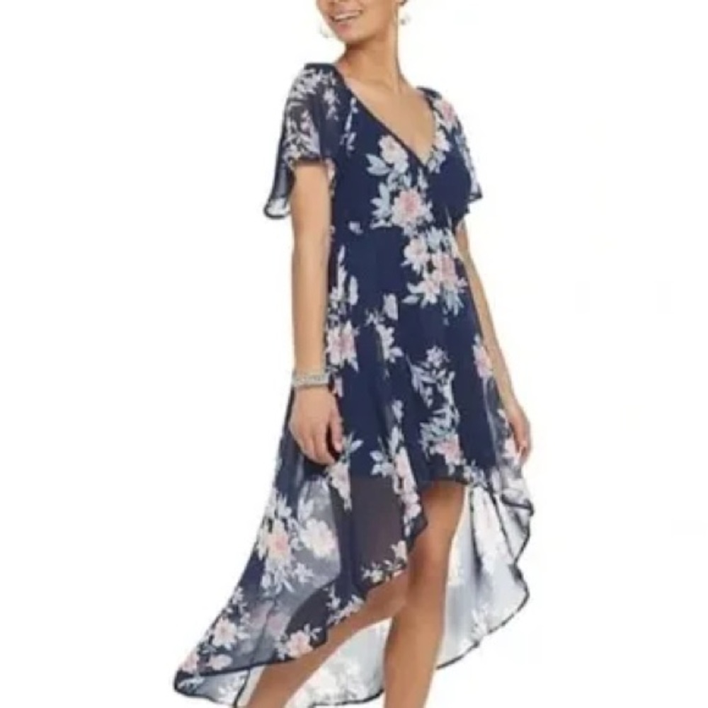 Floral Navy Dress